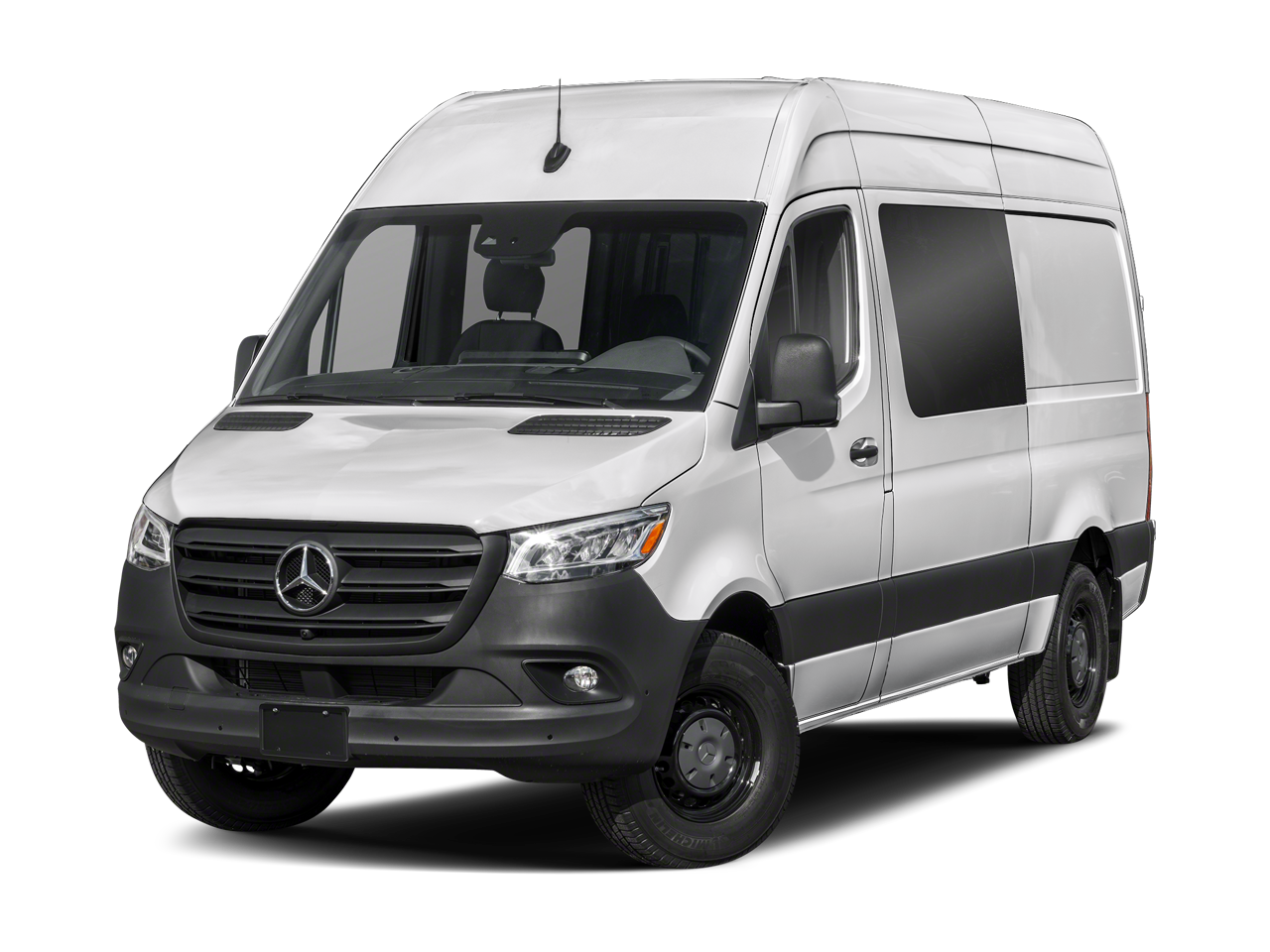 2026 Mercedes-Benz Sprinter 2500 Standard Roof I4 Diesel HO 144 AWD in Blue Gray — front three-quarter view